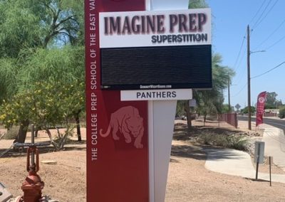 Digital Marquee at Imagine Prep Superstition